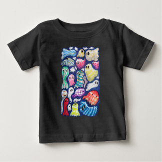 Camiseta Para Bebê Fantasmas inclusivos