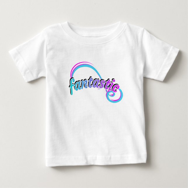 Camiseta Para Bebê Fantástico (Frente)
