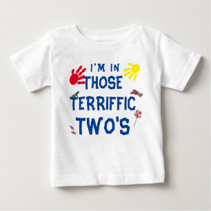 Camiseta Para Bebê Fantástico T-Shirt Toddler de Dois