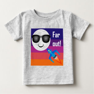 Camiseta Para Bebê Far Out Design - Baby Fine Jersey T-Shirt