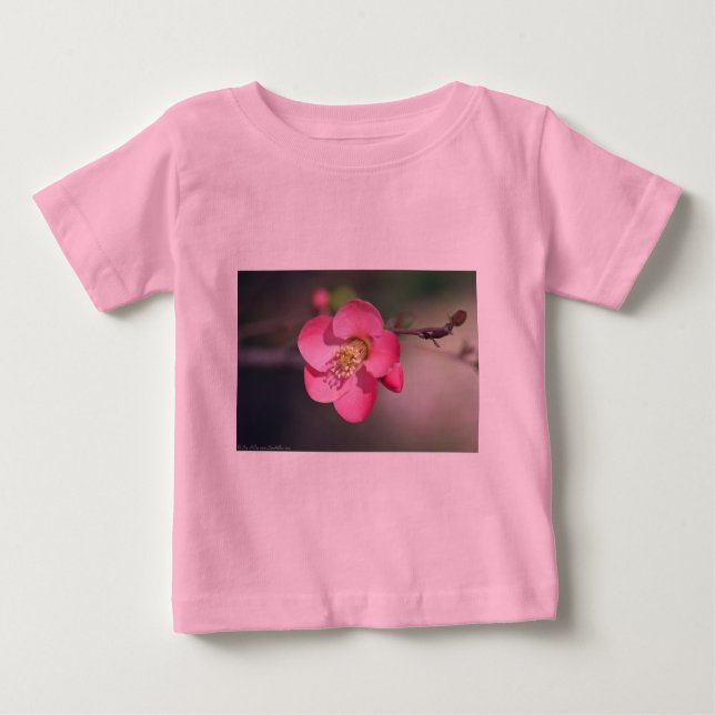 Camiseta Para Bebê Farinha Rosa Perfeita (Frente)