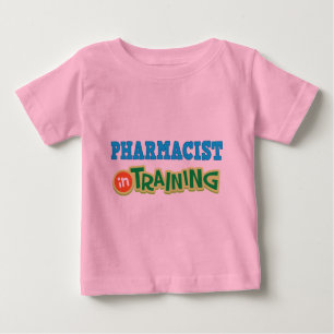 Camiseta Para Bebê Farmacêutico no treinamento (futuro)