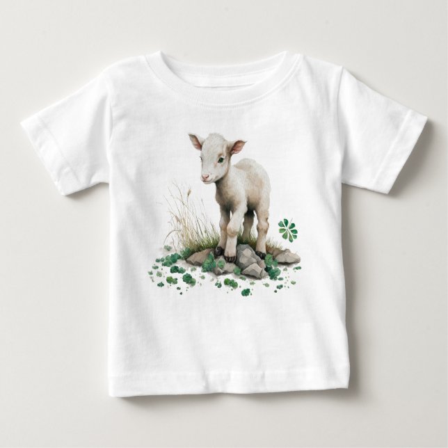 Camiseta Para Bebê Farmhouse Irlandês | Lâmpada em T-Shirt de Bebê de (Frente)