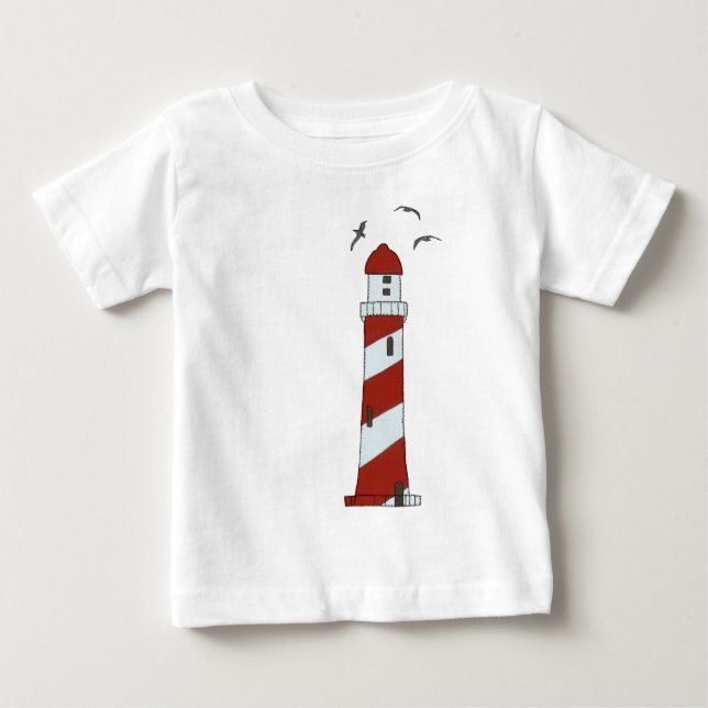 Camiseta Para Bebê Farol (Frente)