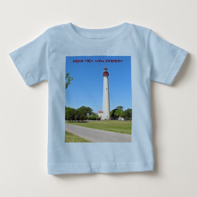 Camiseta Para Bebê Farol de Cabo maio (Frente)