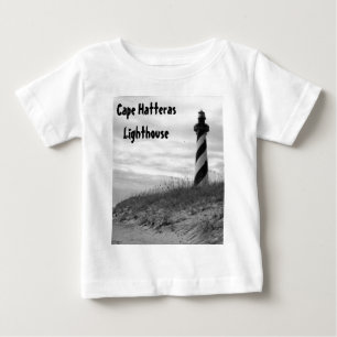 Camiseta Para Bebê Farol de Cape Hatteras