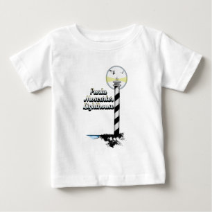 Camiseta Para Bebê Farol de Punta Moscarter