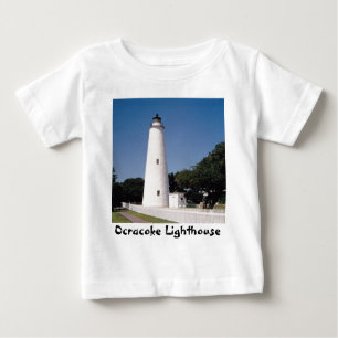 Camiseta Para Bebê Farol Ocracoke