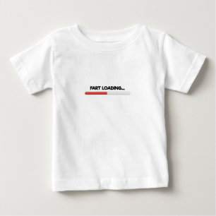 Camiseta Para Bebê Fart Loading