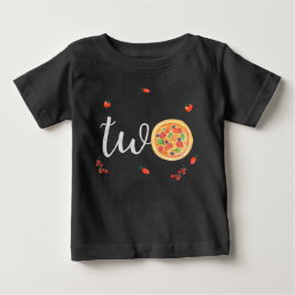 Camiseta Para Bebê Fatia de diversão, segundo aniversário