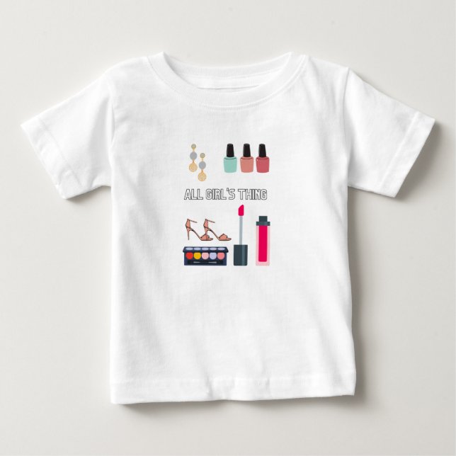 Camiseta Para Bebê Fato de camponesa (Frente)