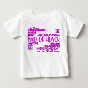 Camiseta Para Bebê Favoritos da Festa de casamento madrinha de casame