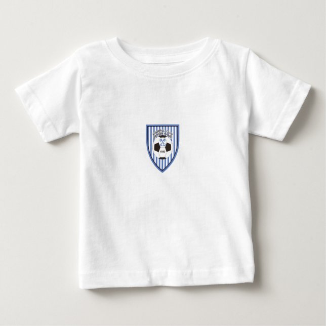 Camiseta Para Bebê FC bochechas a das Aare: Shirt (6 Mt.) (Frente)