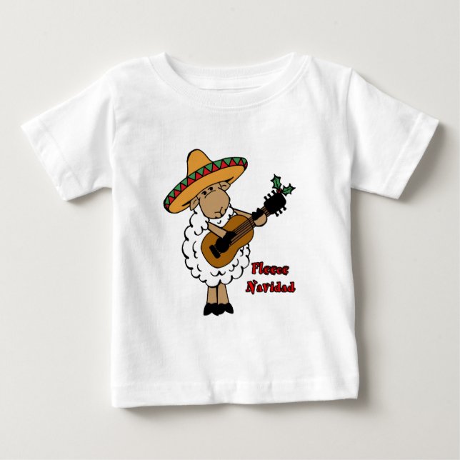 Camiseta Para Bebê Fce Navidad (Frente)