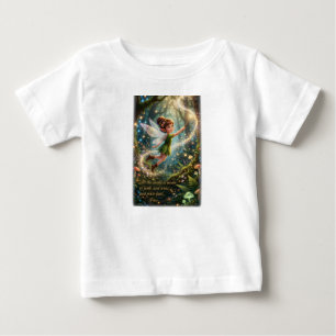 Camiseta Para Bebê Fé e confiança e Poeira de Fada -