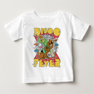 Camiseta Para Bebê Febre Disco com Scooby e Shaggy
