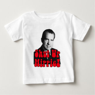 Camiseta Para Bebê Feche acima o Hippie -- Richard Nixon