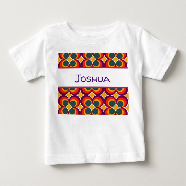 Camiseta Para Bebê Fechos Retroativos (Frente)