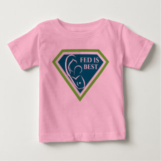 Camiseta Para Bebê Fed original é o melhor logotipo tuutu de macarrão