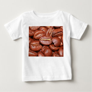 Camiseta Para Bebê Feijões de café torrados