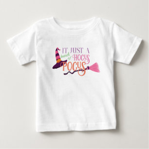 Camiseta Para Bebê Feiticeira Rosa Fresca Fresca Enfrentando Chapéu d