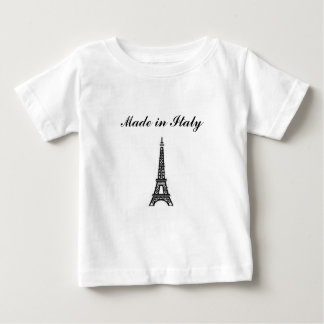 Camiseta Para Bebê Feito em Italia