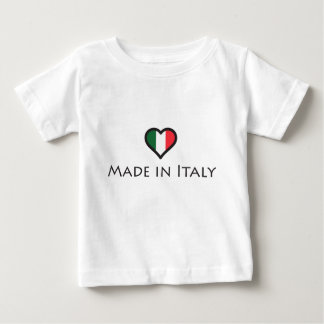 Camiseta Para Bebê Feito em Italia - orgulho italiano