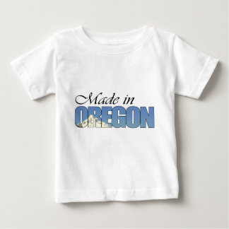 Camiseta Para Bebê Feito em Oregon... Presentes de Chá de fraldas exc
