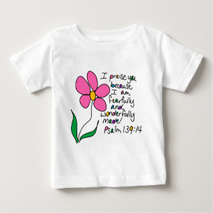 Camiseta Para Bebê Feito maravilhosamente