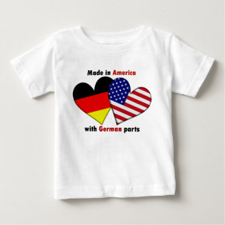 Camiseta Para Bebê feito na américa com partes alemãs