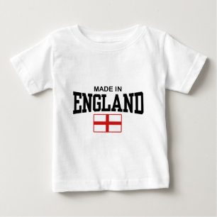 Camiseta Para Bebê Feito Na Inglaterra