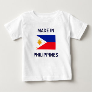 Camiseta Para Bebê Feito nas Filipinas