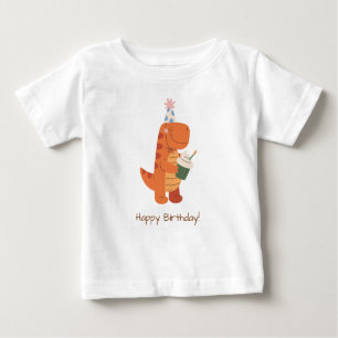 Camiseta Para Bebê Feliz aniversário, bebê T-Shirt
