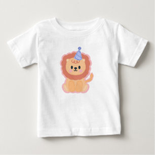 Camiseta Para Bebê Feliz aniversário Cães Celebração