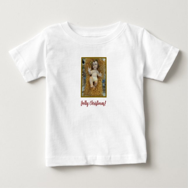 Camiseta Para Bebê Feliz aniversário, Jesus, Bebê e Toddler T-Shirt (Frente)
