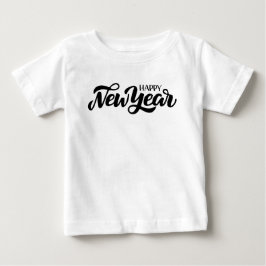 Camiseta Para Bebê Feliz ano novo