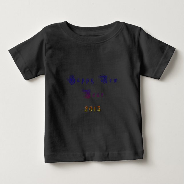 Camiseta Para Bebê Feliz Ano Novo 2015 Hakuna Matata.png (Frente)