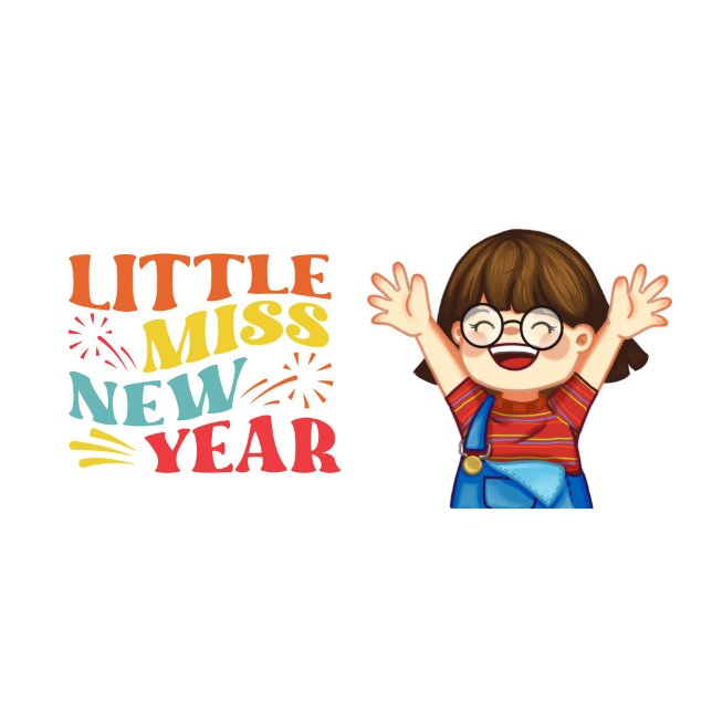 Camiseta Para Bebê feliz ano novo Pequeno gênio Sean T-Shirt (Criador carregado)