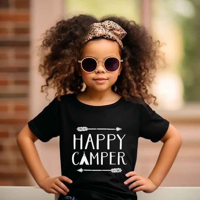Camiseta Para Bebê Feliz Camper (Criador carregado)
