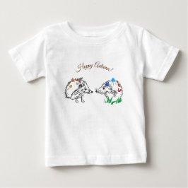 Camiseta Para Bebê Feliz Chapeuzinhos de outono Desenhando Camiseta-T