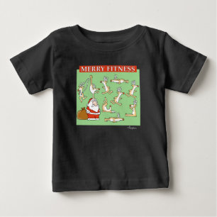 Camiseta Para Bebê Feliz de exercício de Malhação por Sandra Boynt