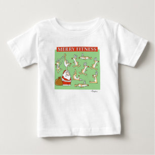 Camiseta Para Bebê Feliz de exercício de Malhação por Sandra Boynt