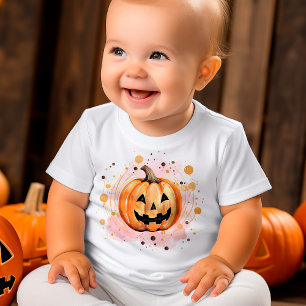 Camiseta Para Bebê Feliz Dia das Bruxas