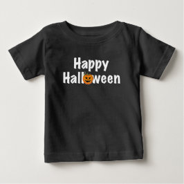 Camiseta Para Bebê Feliz Dia das Bruxas | fantasia