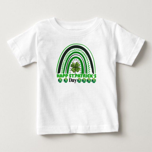 Camiseta Para Bebê Feliz Dia de São Patrício-61797 (Frente)