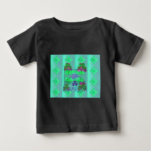Camiseta Para Bebê Feliz Dia de São Patrício Hakuna Matata