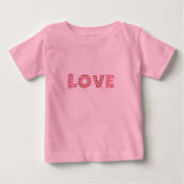 Camiseta Para Bebê Feliz Dia dos Namorados Amor