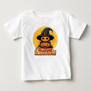 Camiseta Para Bebê Feliz halloween