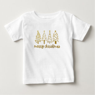 Camiseta Para Bebê Feliz Natal