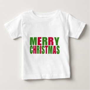 Camiseta Para Bebê Feliz Natal
